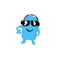 Cool blue
