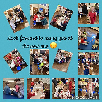 Collection of images with a note 'Look forward to seeing you at the next one'